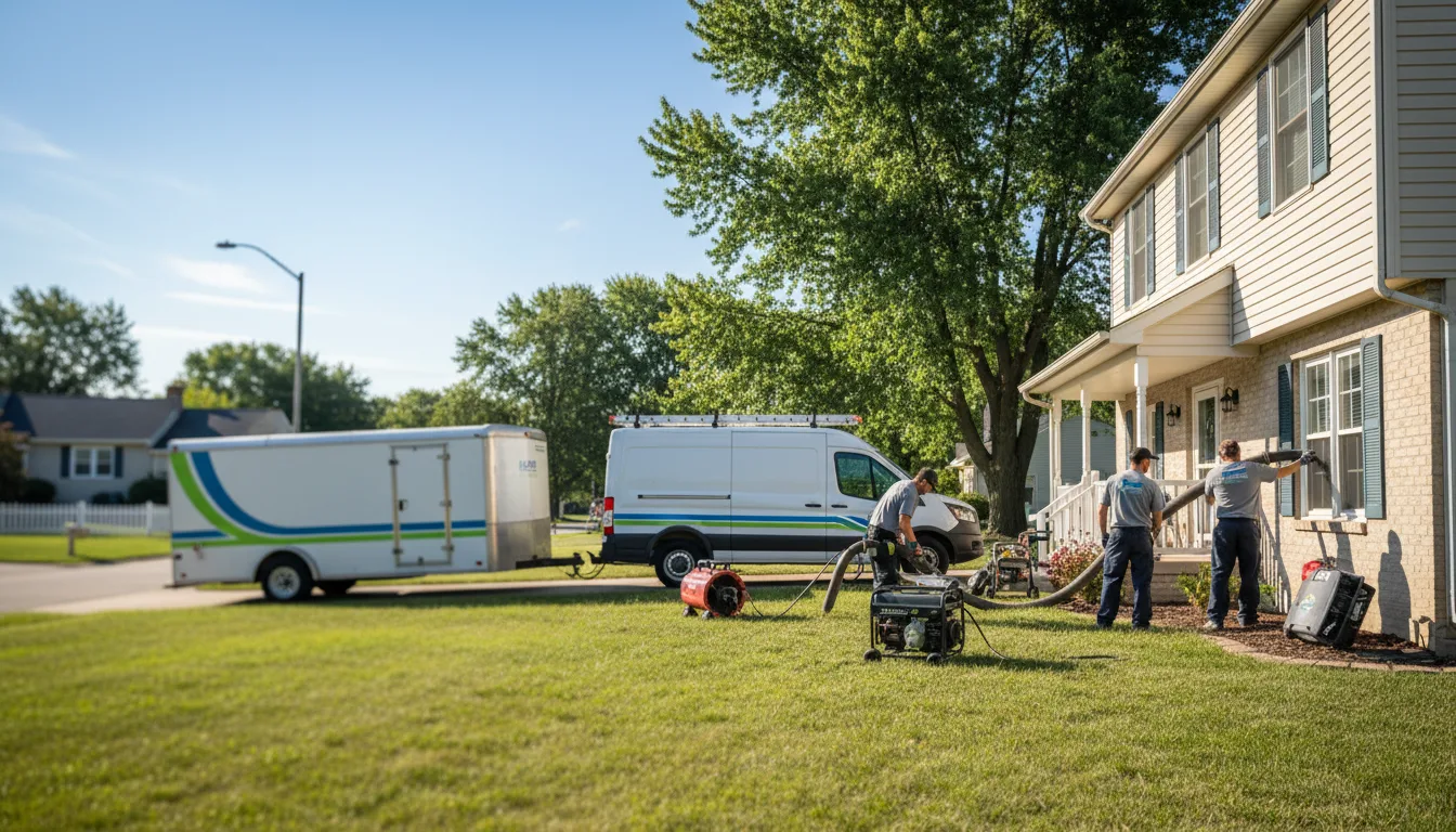 Flooded Basement Restoration And Cleanup With Repair in Marshall, ND near me